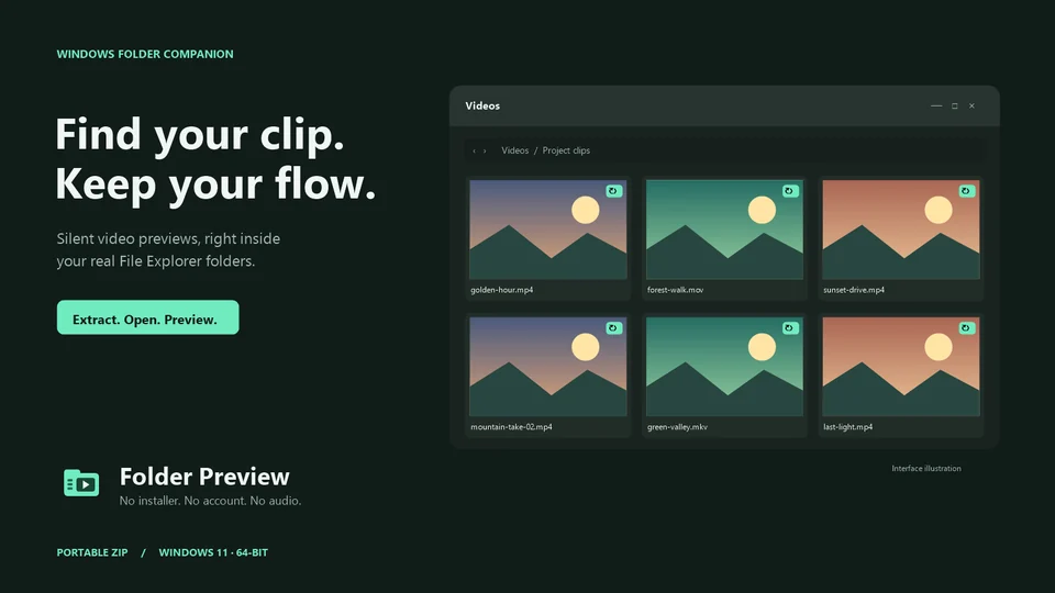Folder Preview for Windows product overview